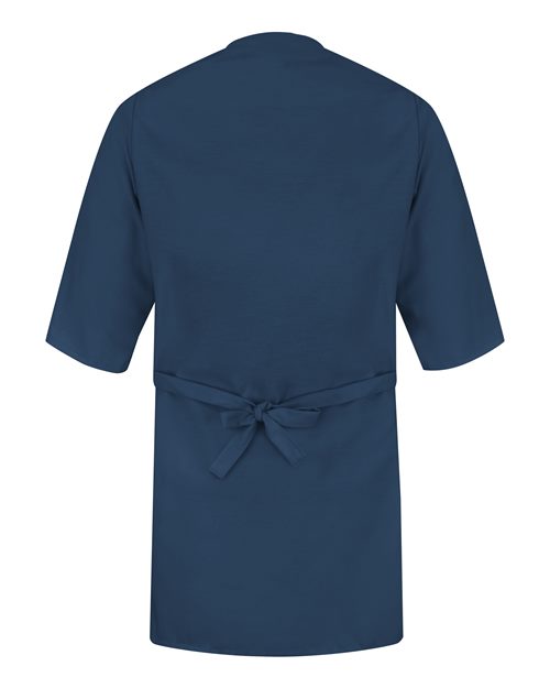 Men's Collarless Poplin Butcher Wrap