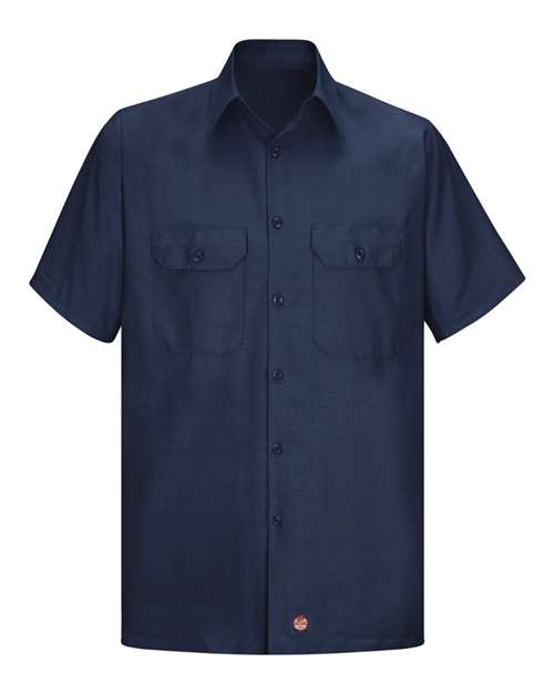 Men's Tall Ripstop Short Sleeve Work Shirt