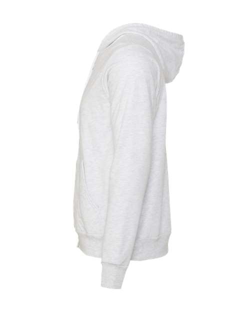 Unisex Sponge Fleece Full-Zip Hoodie Sweatshirt – Detail