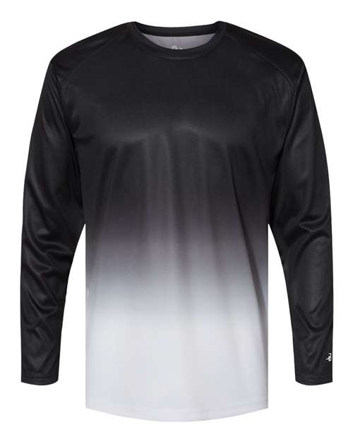 Badger Men's Ombre Long Sleeve T-Shirt 4204