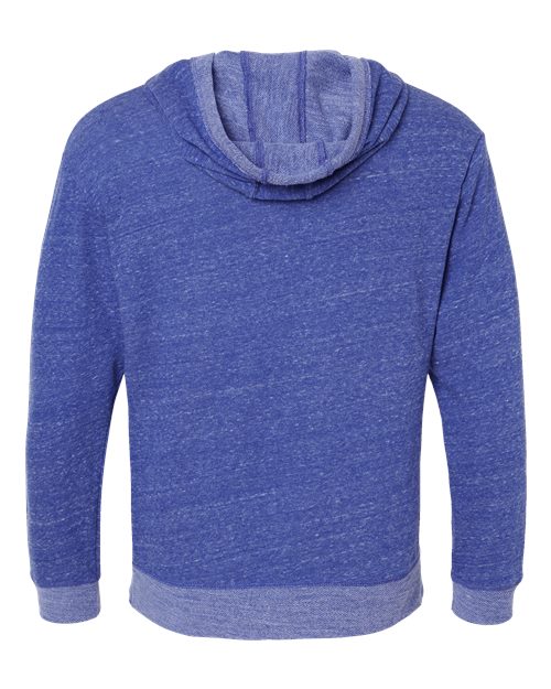 Unisex Harborside Mélange French Terry Hoodie Sweatshirt – Back