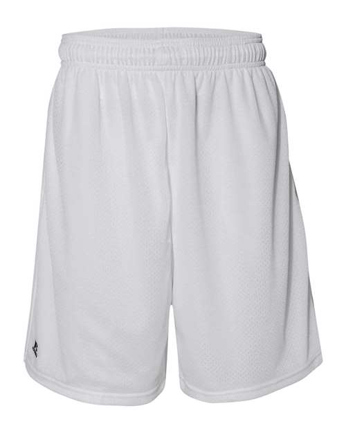 9 Dri Power Tricot Mesh Shorts with Pockets-Russell Athletic