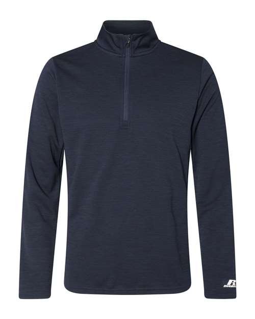 Men's Striated Quarter-Zip Pullover