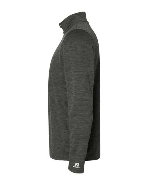 Men's Striated Quarter-Zip Pullover
