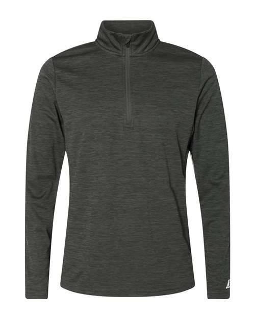 Striated Quarter-Zip Pullover-Russell Athletic