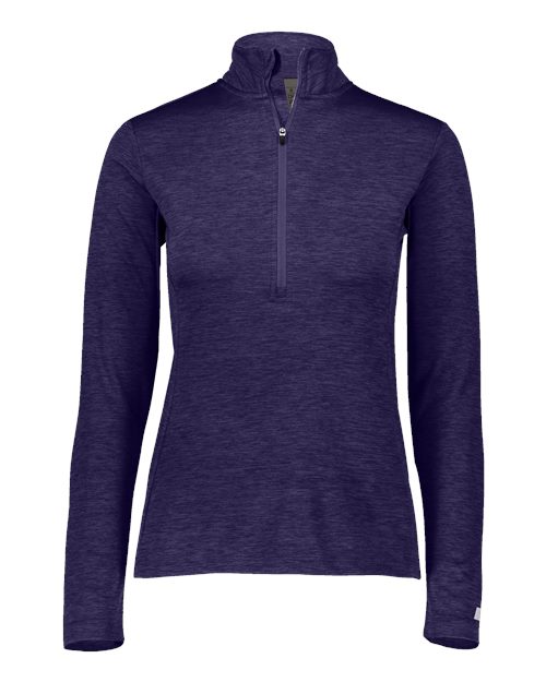 Russell Athletic Women's Striated Quarter-Zip Pullover QZ7EAX