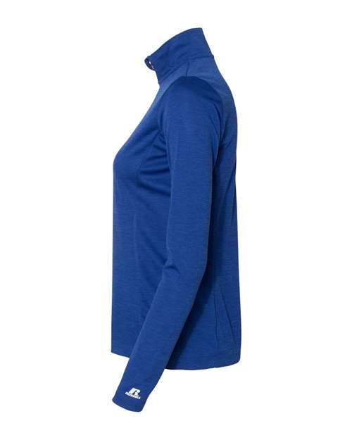 Women's Striated Quarter-Zip Pullover
