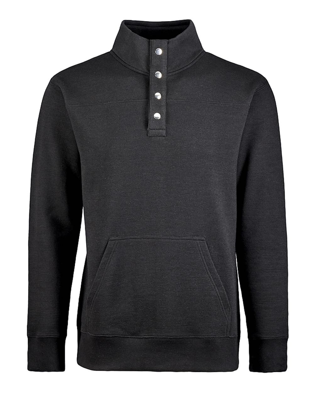 J. America 8708 - Men's Ripple Fleece Snap Sweatshirt