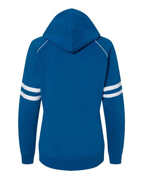 Women's Varsity Fleece Piped Hooded Sweatshirt