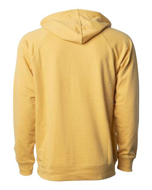 Unisex Icon Lightweight Loopback Terry Hooded Sweatshirt – Back
