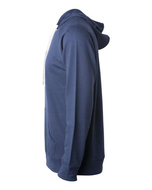 Unisex Icon Lightweight Loopback Terry Hooded Sweatshirt