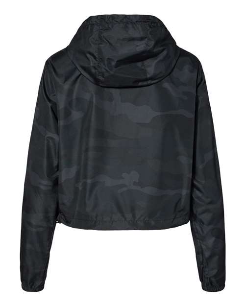 Women's Lightweight Quarter-Zip Pullover Crop Windbreaker