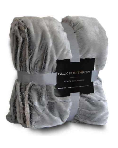 Faux Fur Throw-Alpine Fleece