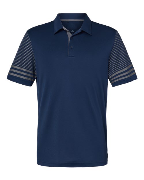 Men's Striped Sleeve Polo