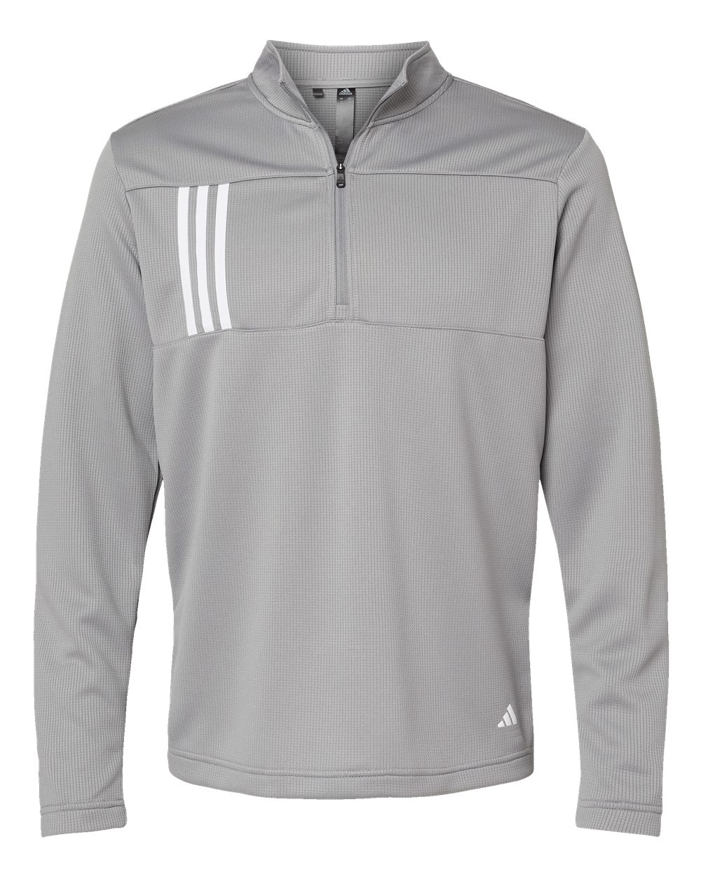 3-Stripes Double Knit Quarter-Zip Pullover-Adidas