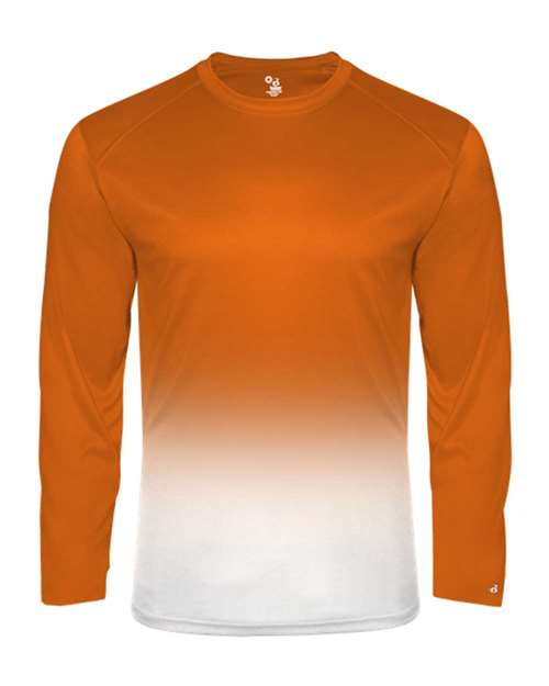 Badger Men's Ombre Long Sleeve T-Shirt 4204