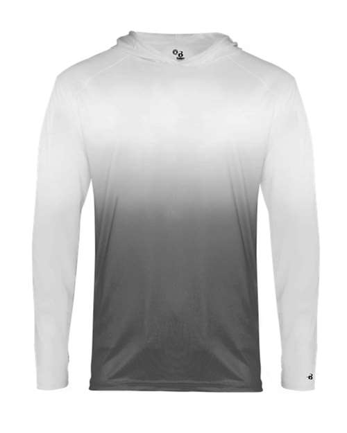Badger Youth Ombre Hooded Long Sleeve T-Shirt 2205