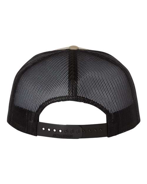 Wool Blend Flat Bill Trucker Cap