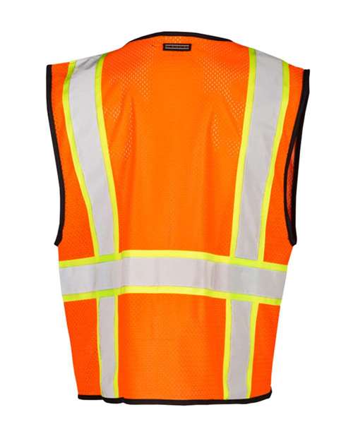 Unisex Chemically Treated Contrast Mesh Vest