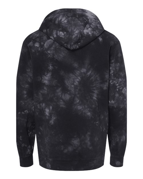 Unisex Midweight Tie-Dyed Hooded Sweatshirt