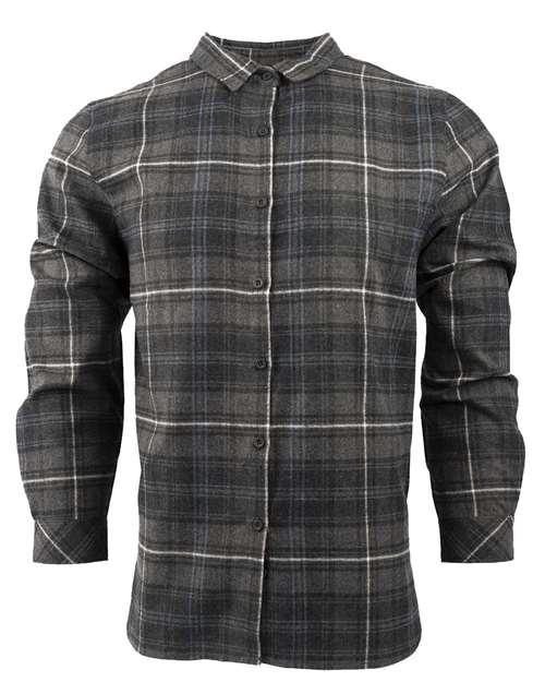 Women's No Pocket Yarn-Dyed Flannel Shirt