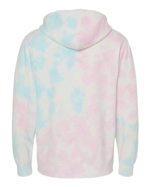 Unisex Midweight Tie-Dyed Hooded Sweatshirt