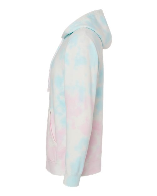 Unisex Midweight Tie-Dyed Hooded Sweatshirt