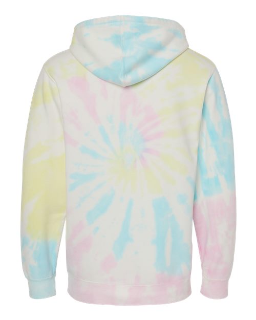 Unisex Midweight Tie-Dyed Hooded Sweatshirt