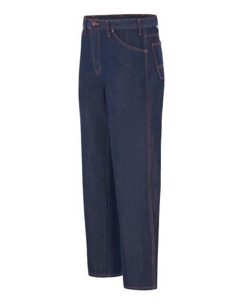 Men's Extended Sizes Straight 5-Pocket Jeans