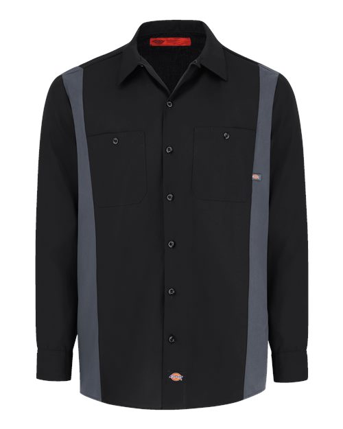Men's Tall Industrial Colorblocked Long Sleeve Shirt