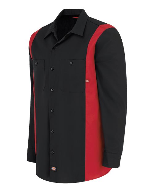 Men's Tall Industrial Colorblocked Long Sleeve Shirt