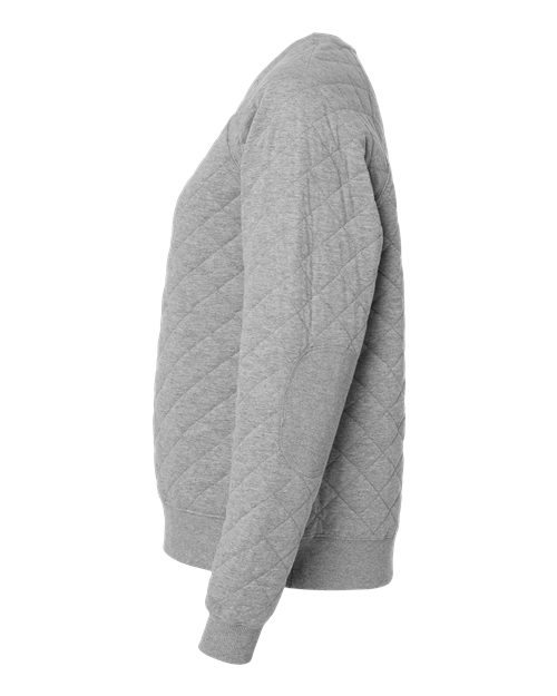 Women's Quilted Crewneck Pullover
