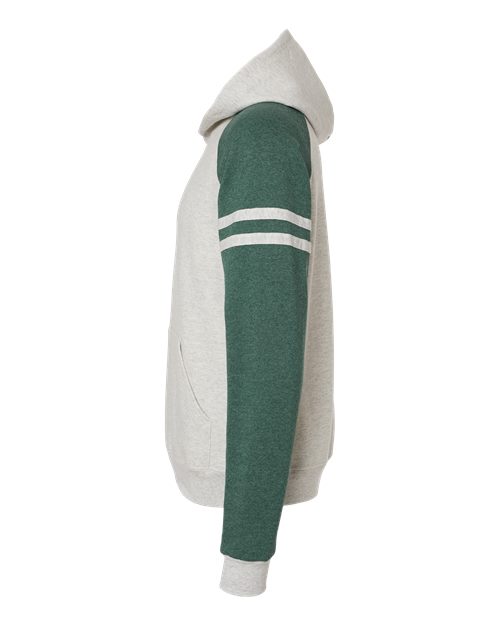 Unisex Nublend® Varsity Colorblocked Raglan Hooded Sweatshirt