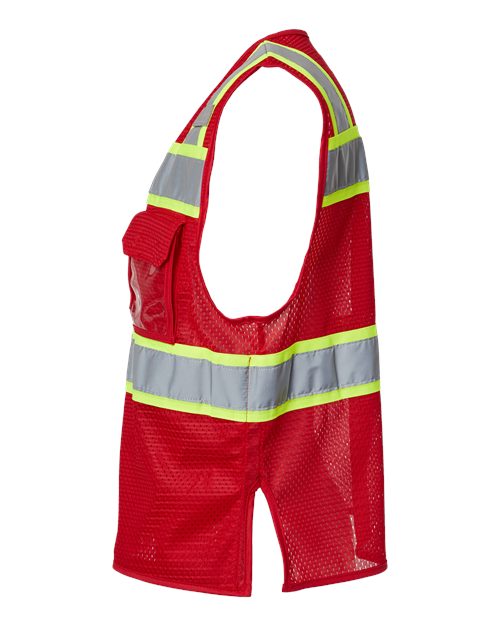 Unisex EV Series® Enhanced Visibility 3 Pocket Mesh Vest