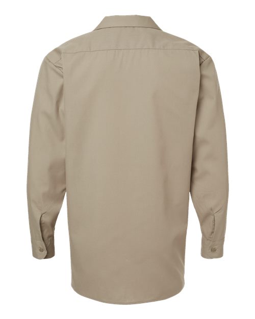 Men's Tall Industrial Long Sleeve Work Shirt