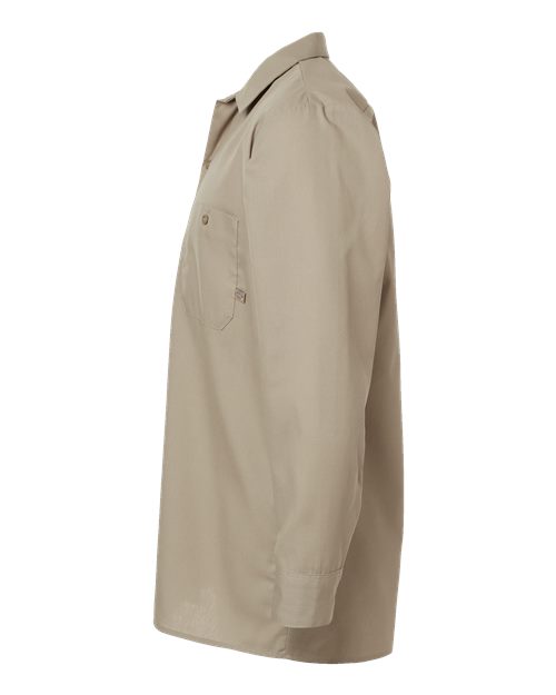 Men's Tall Industrial Long Sleeve Work Shirt