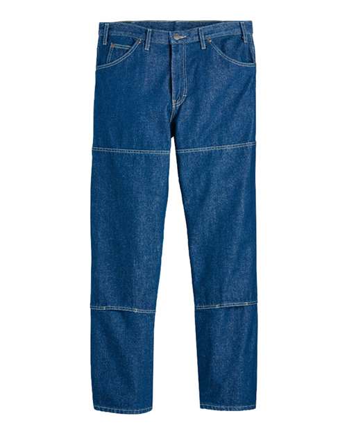 Men's Extended Sizes Industrial Double Knee Jeans