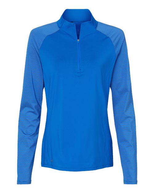 Adidas Women's Ultimate365 Lightweight Raglan Quarter-Zip Pullover A521