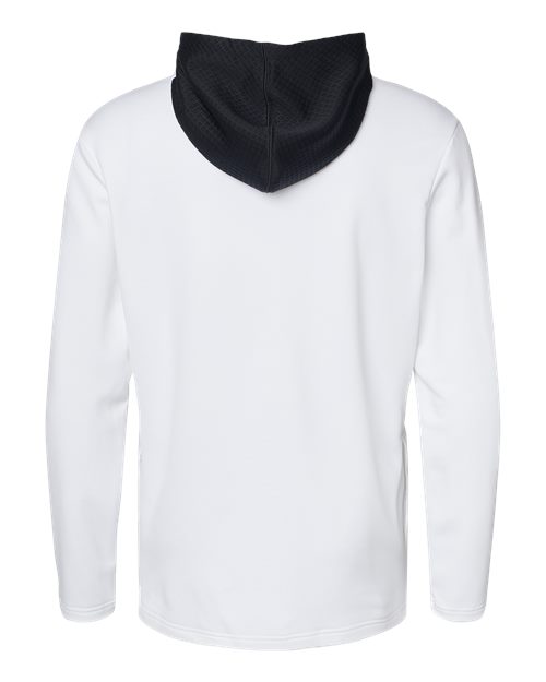 Men's Textured Mixed Media Midweight Hooded Sweatshirt