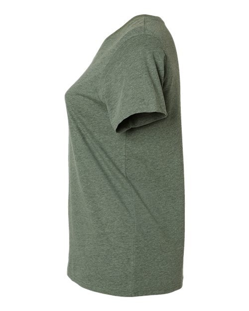 Women's Curvy Collection Fine Jersey V-Neck Tee