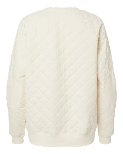 Women's Quilted Crewneck Pullover