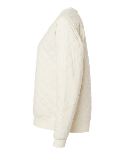 Women's Quilted Crewneck Pullover