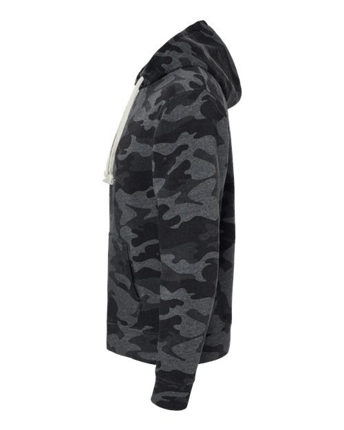 Men's Triblend Fleece Hooded Sweatshirt – Detail