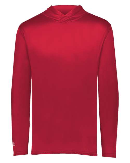Holloway Youth Momentum Hooded Long Sleeve T-Shirt 222831