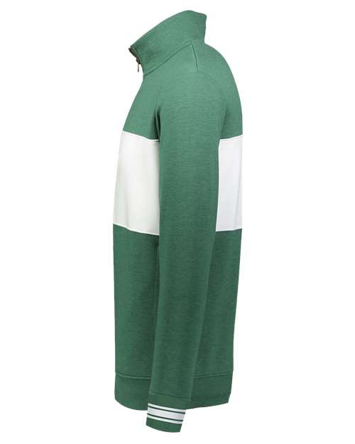 Men's All-American Fleece Colorblocked Quarter-Zip Sweatshirt