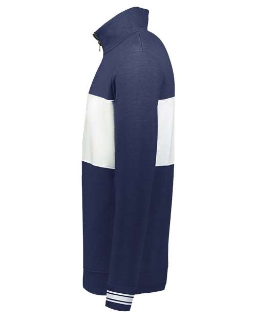 Men's All-American Fleece Colorblocked Quarter-Zip Sweatshirt