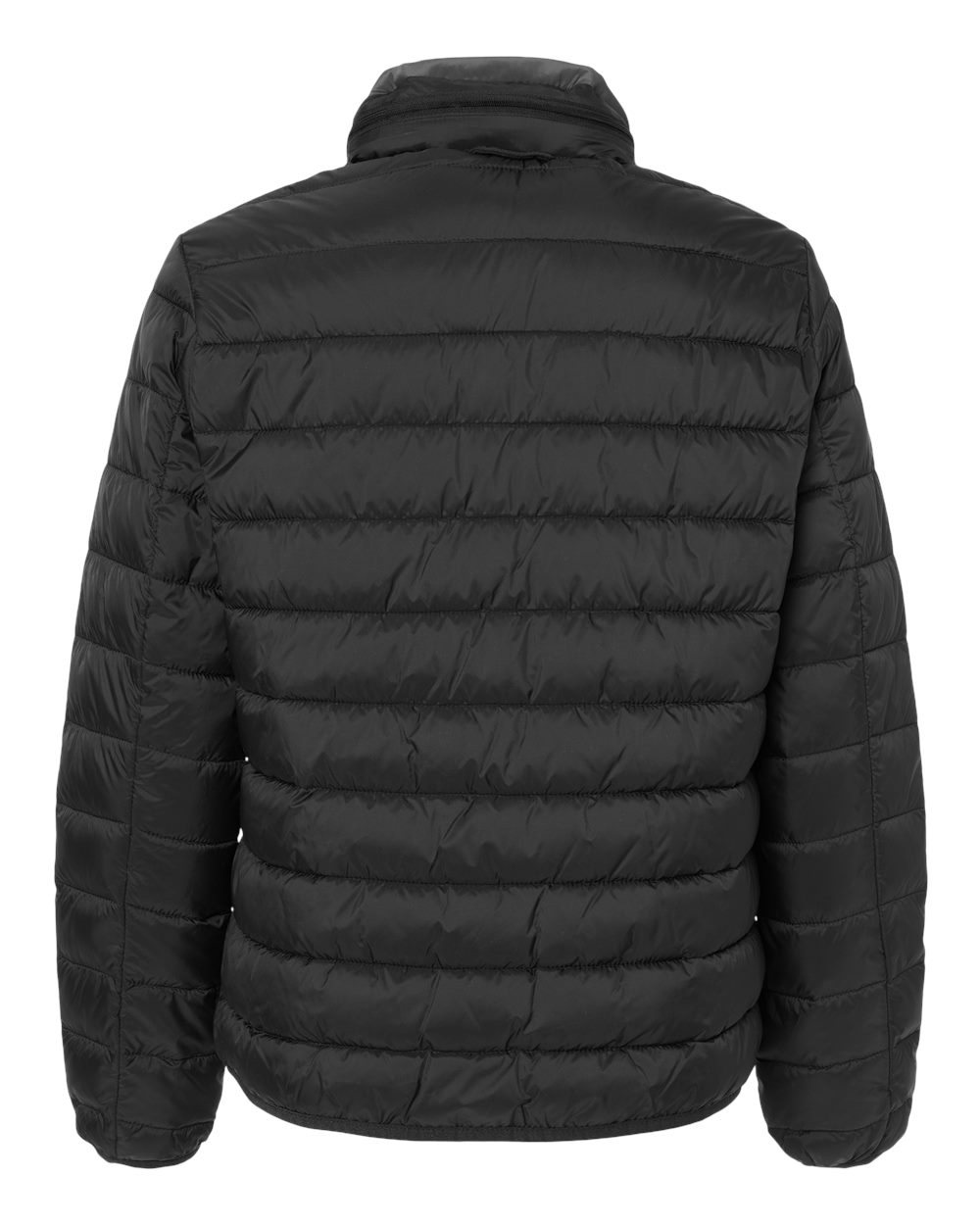 Weatherproof Modern Fit Pillow Pac Puffer Jacket Black Solid - Size: Medium