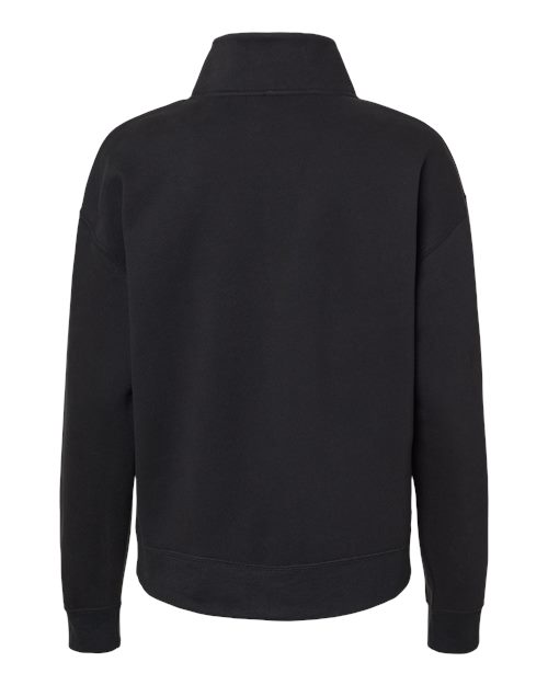 Women's Sueded Fleece Quarter-Zip Sweatshirt