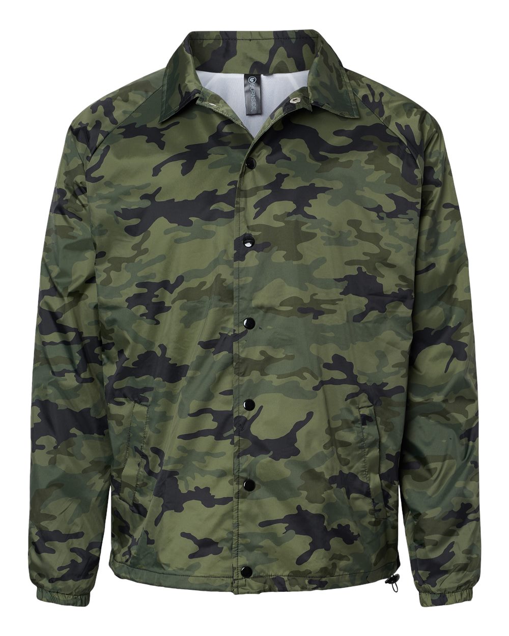 Burnside Men Mentor Coach's Jacket Weather Resistant Side Pockets Up To 3XL 9718 - Picture 11 of 19