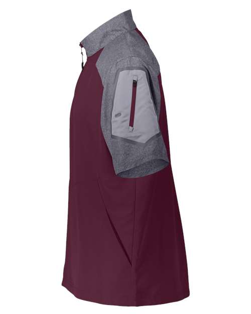 Unisex Raider Short Sleeve Quarter-Zip Pullover